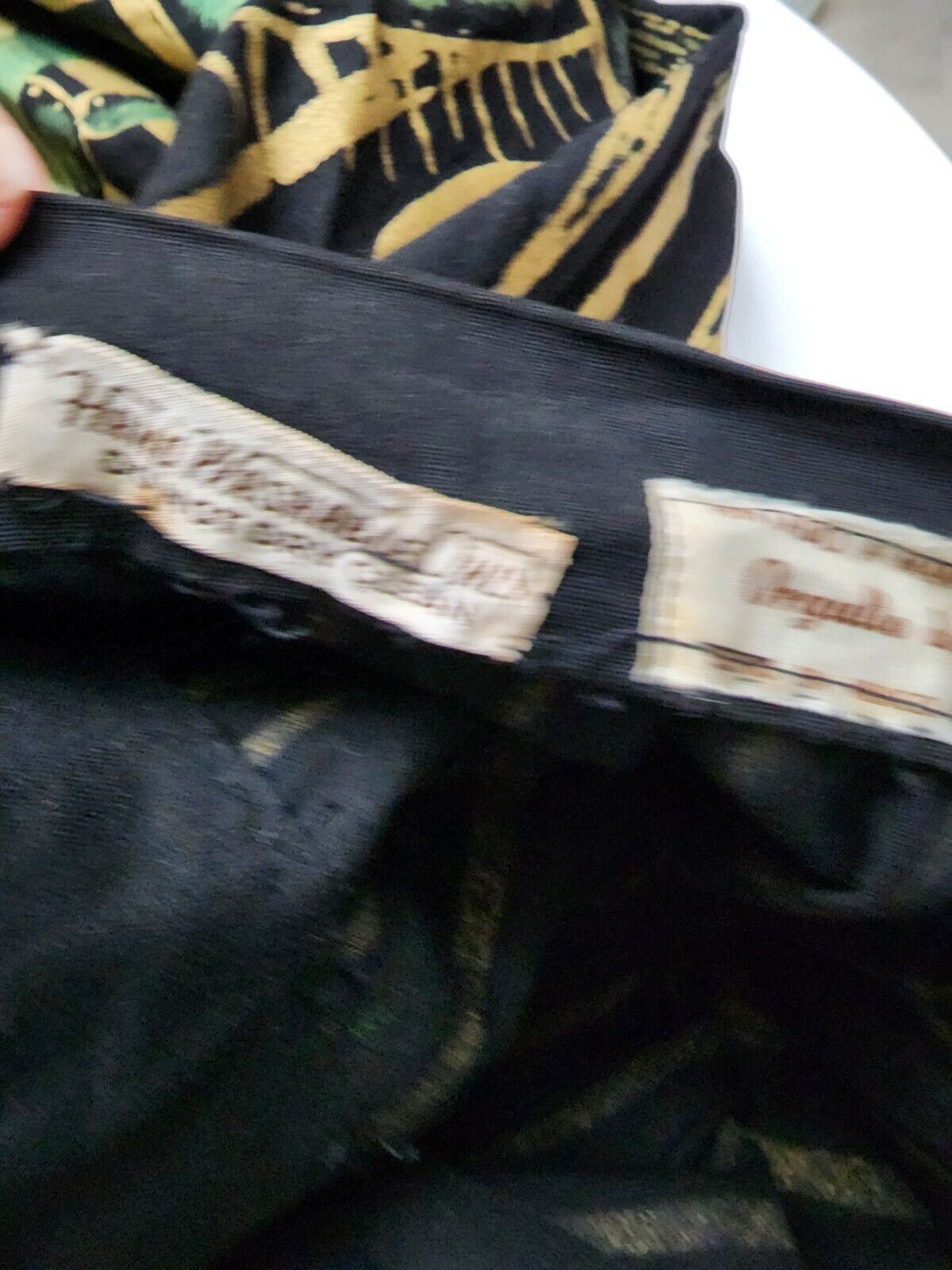 True 1950s Vtg W26-30 Mexican Hand Painted Circle Skirt Mexico Swing Full Dance - Fresh Stock Dated March 2026