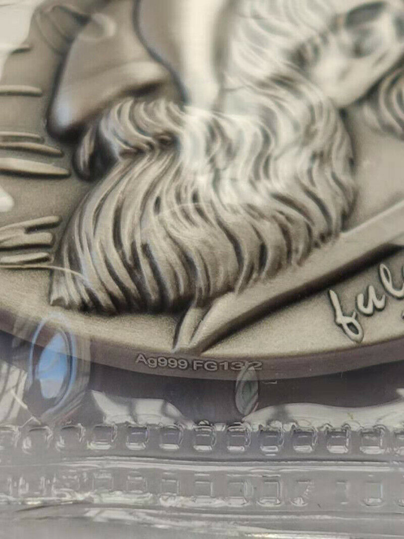 2016 China 45mm 60g Soild Silver Medal - Sigmund Freud - Fresh Stock Dated February 2026