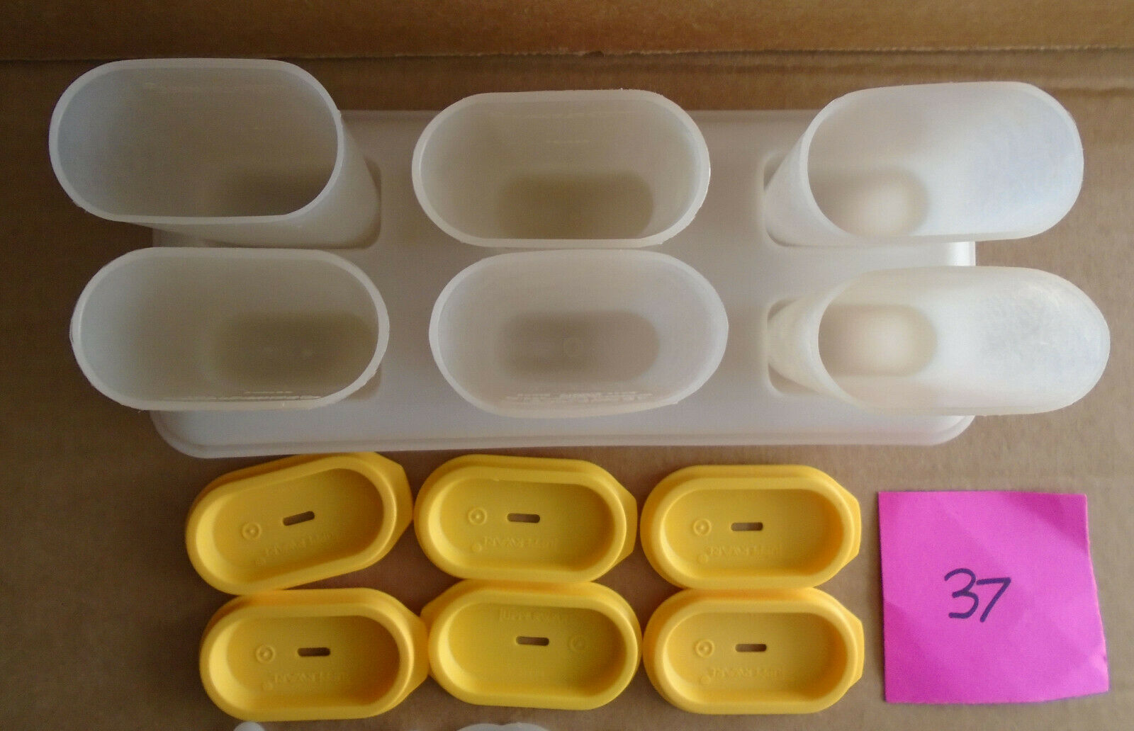 Tupperware Popsicle Ice Tups Set Molds plus Tray #481 P37  sa - Fresh Stock Dated February 2026