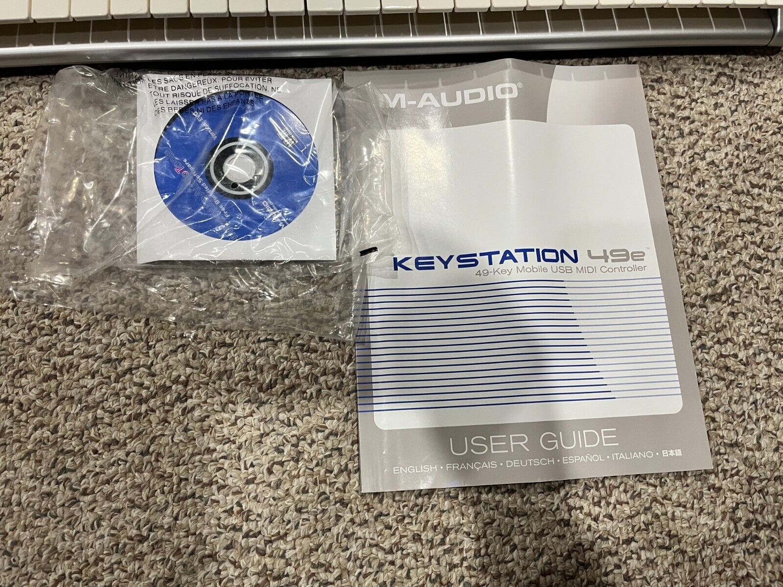 M-Audio Keystation 49e MIDI USB Keyboard Controller - Fresh Stock Dated February 2026