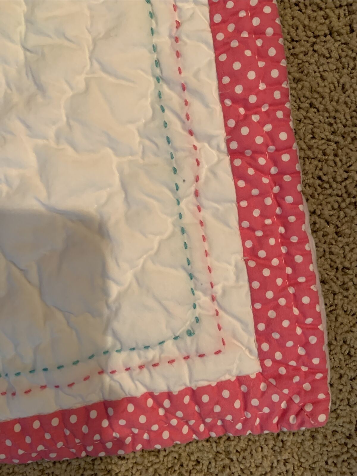 Pottery Barn Kids Quilted Pillow Sham Standard 20x27 EUC - Fresh Stock Dated December 2025