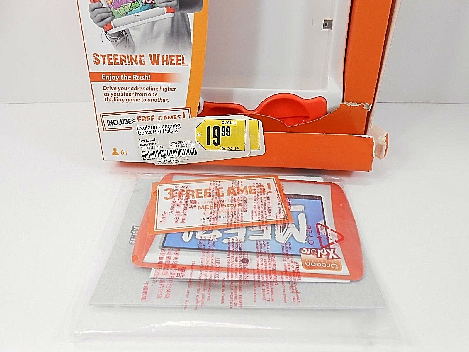 Oregon Scientific MEEP Xplore Steering Wheel Accessory Games For Meep Tablet New - Fresh Stock Dated February 2026