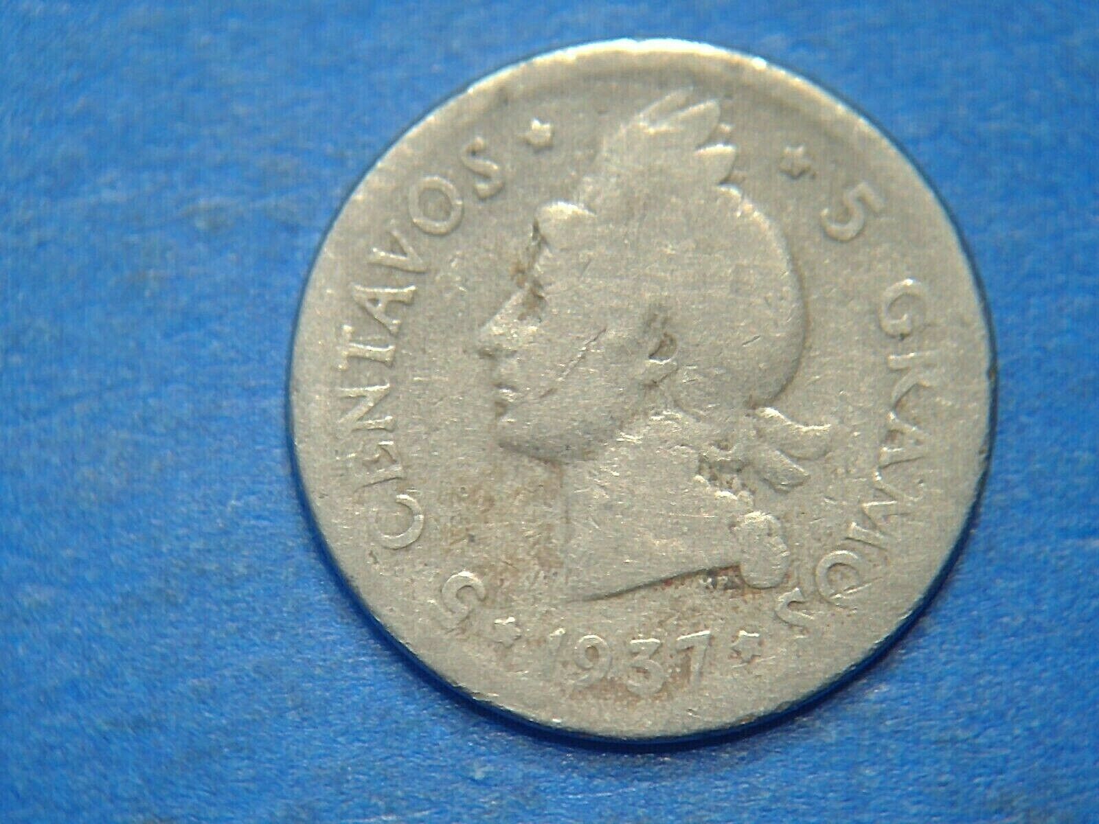 Dominican Republic 5 Centavos KM# 18 1937  A678   I COMBINE SHIPPING - Fresh Stock Dated February 2026