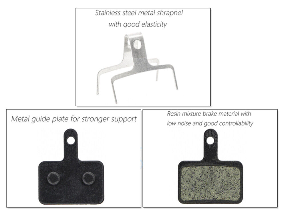 ZOOM B01S Brake pads Resin Disc Brake Pads for MT200/M315 / M355 / M395 / M446 - Fresh Stock Dated February 2026