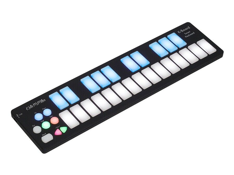 Keith McMillen Instruments K-Board USB MIDI Portable Travel Producer Keyboard - Fresh Stock Dated February 2026