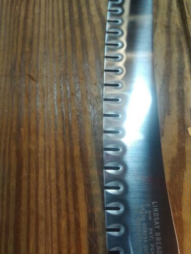 VINTAGE 1930 GENEVA CUTLERY LINDSAY BREAD KNIFE W SWASTIKA LOGO USA RARE - Fresh Stock Dated December 2025