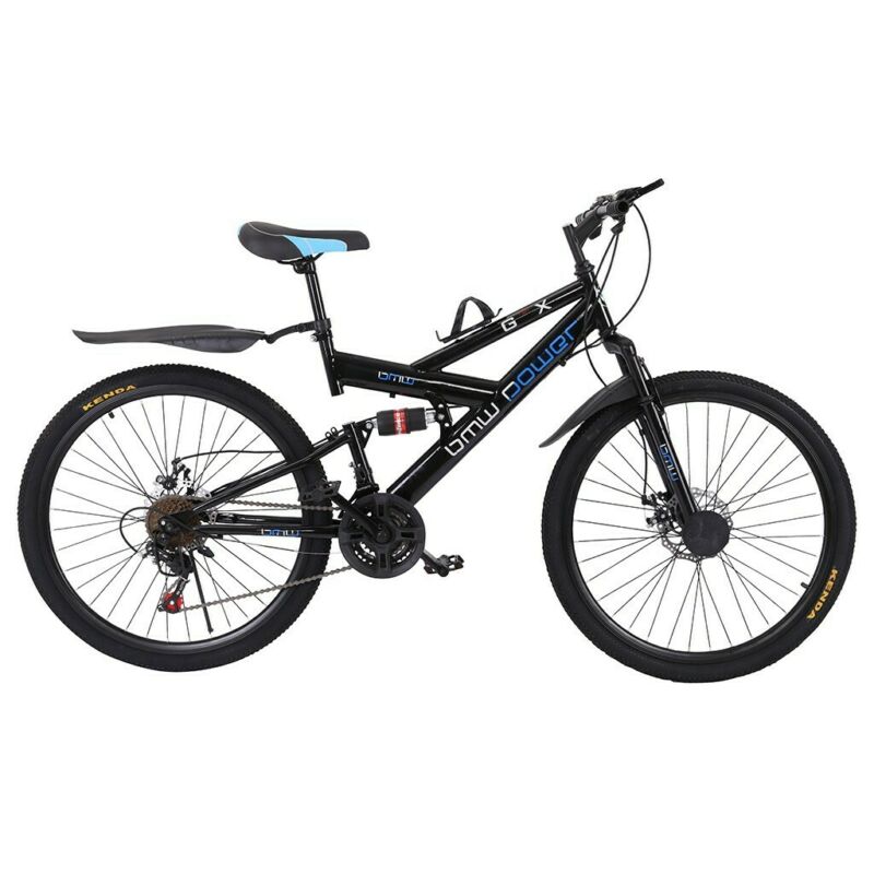 26in Carbon Steel Mountain Bike Shimanos21 Speed Bicycle Full Suspension MTB - Fresh Stock Dated February 2026