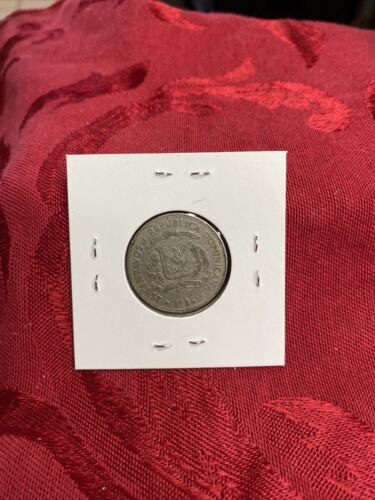 1986~~Dominican Republic 25 Centavos Coin - Fresh Stock Dated February 2026