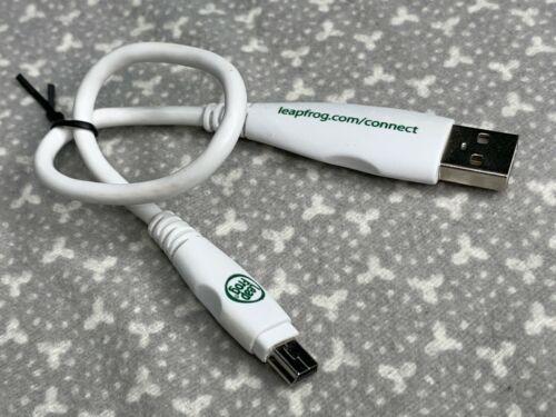 Original Leapfrog White Cable SYNC Connect Cable for LeapPad USB Data Cord - Fresh Stock Dated December 2025