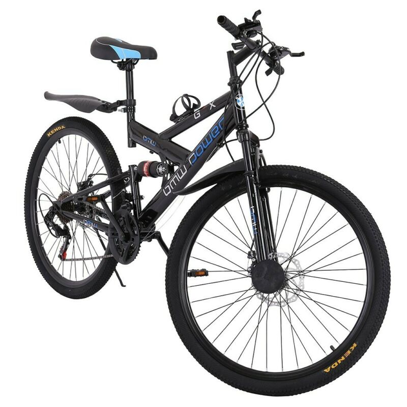 26in Carbon Steel Mountain Bike Shimanos21 Speed Bicycle Full Suspension MTB - Fresh Stock Dated February 2026
