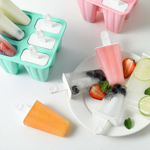 Silicone Frozen Mold BPA Free DIY Ice Cream Juice Popsicle Maker Ice Lolly Mould - Fresh Stock Dated December 2025