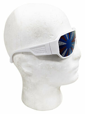 Red White And Blue Starburst Sunglasses Macho Man Randy Savage Wrestler America - Fresh Stock Dated December 2025