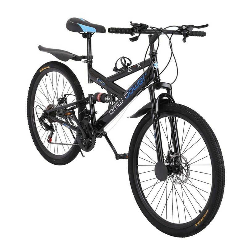 26in Carbon Steel Mountain Bike Shimanos21 Speed Bicycle Full Suspension MTB - Fresh Stock Dated February 2026