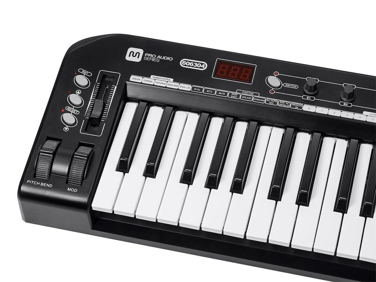 Stage Right by Monoprice MIDI Keyboard Controller - Black, 25 Key - Fresh Stock Dated February 2026
