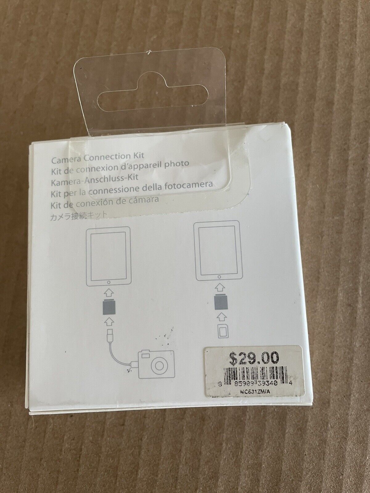 Apple iPad Camera Connection Kit MC531ZM/A, A1362, A1358 - Fresh Stock Dated February 2026