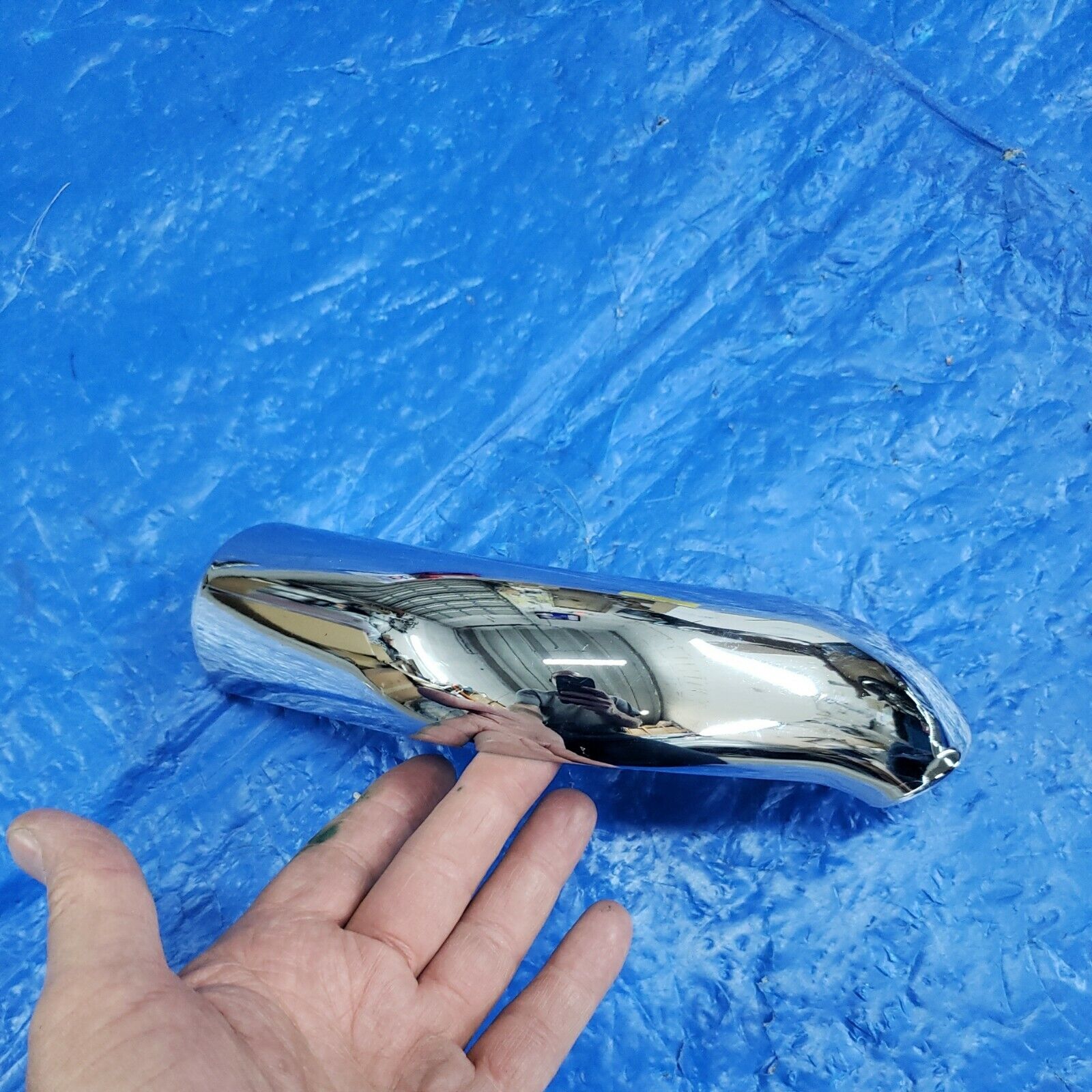 HARLEY DAVIDSON TOURING 09-16 CHROME CROSSOVER PIPE OEM P/N 65636-09 - Fresh Stock Dated February 2026