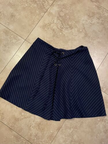 WOMENS VINTAGE 1970’s NAVY BLUE MINI SKIRT - Fresh Stock Dated March 2026