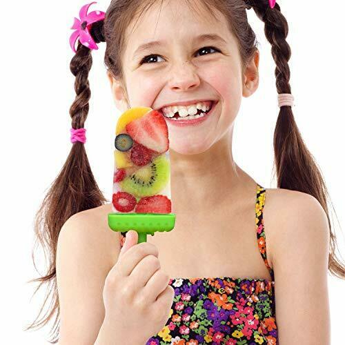 Popsicle Molds with Sticks Ice Pop Maker | 6 Pieces BPA Free w/ Silicone Funn... - Fresh Stock Dated February 2026