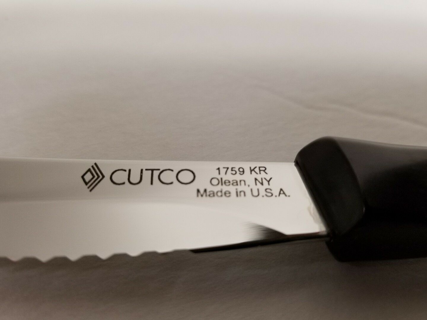 Brand New Cutco Steak/Table Knife #1759 Double D edge dark brown Handle - Fresh Stock Dated December 2025