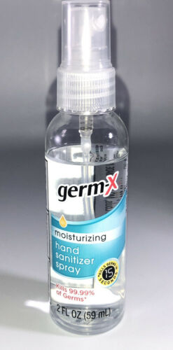Germ-X Spray Hand Sanitizer 2ea 2oz  Blts-Kills 99% Germs-SHIP SAME BUSINESS DAY - Fresh Stock Dated February 2026