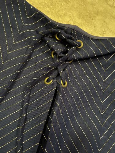 WOMENS VINTAGE 1970’s NAVY BLUE MINI SKIRT - Fresh Stock Dated March 2026