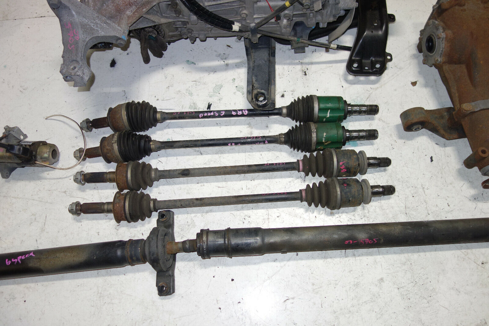 JDM Subaru Legacy 2.5L GT 6speed Awd Transmission EJ255 Axles Diff 2010-2014 - Fresh Stock Dated February 2026