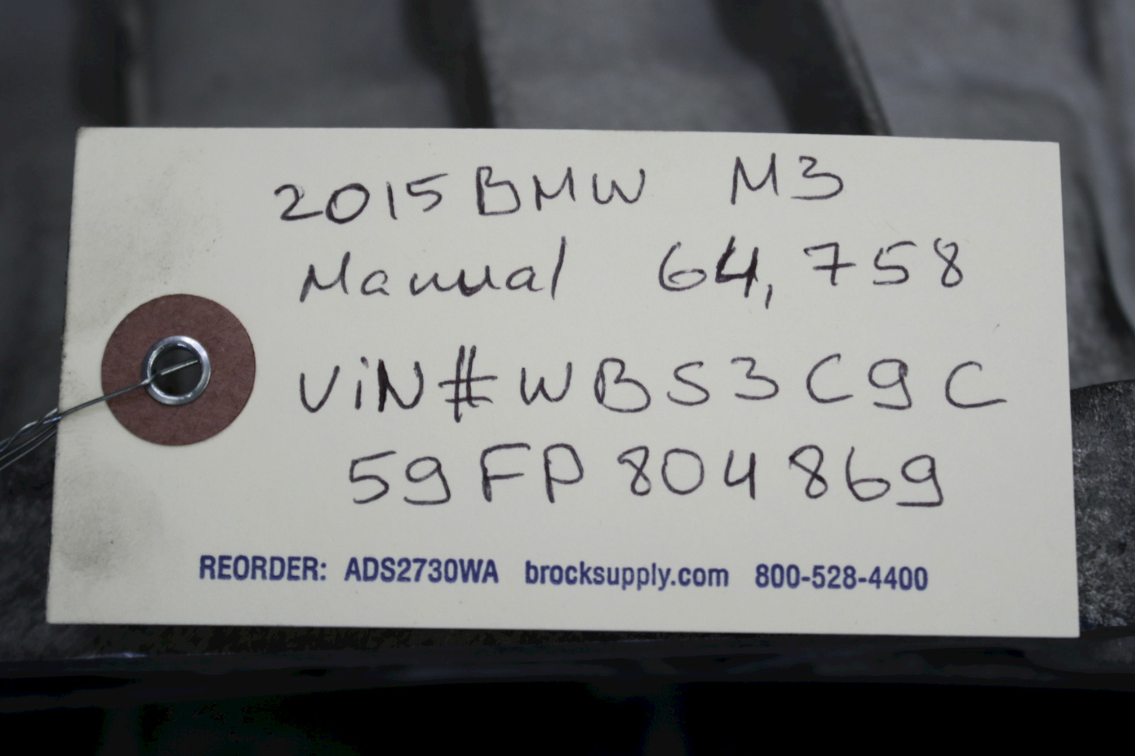 2015 - 2020 BMW M3 M4 F80 F82 F83 6-Speed Manual Transmission Gearbox 65000mls - Fresh Stock Dated February 2026