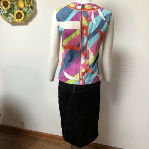 VINTAGE EMILIO PUCCI BLOUSE—BRIGHT BOLD PRINT-S - Fresh Stock Dated February 2026