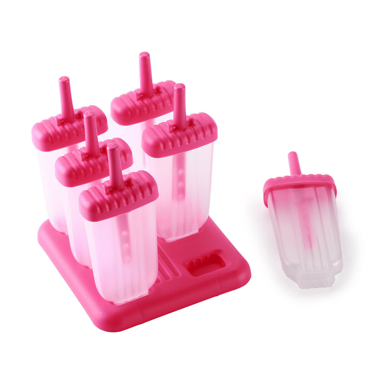 Kitchen Pop Popsicle Mold Maker Lolly Tray Pan DIY Frozen Ice Cream Mould New - Fresh Stock Dated December 2025