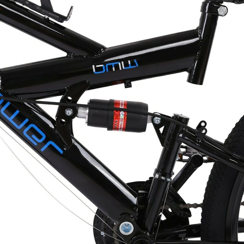 26in Carbon Steel Mountain Bike Shimanos21 Speed Bicycle Full Suspension MTB - Fresh Stock Dated February 2026