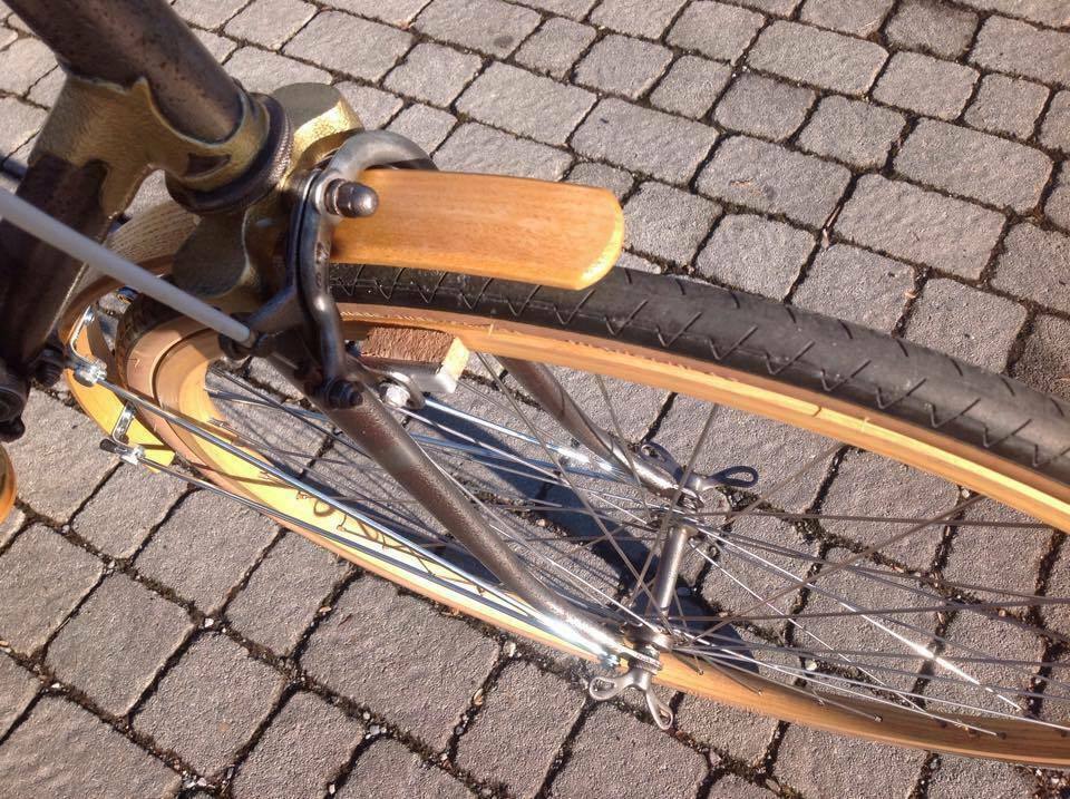 CB ITALIA pair (n.°2) BRAKE CORK PADS 40mm. - Fresh Stock Dated December 2025