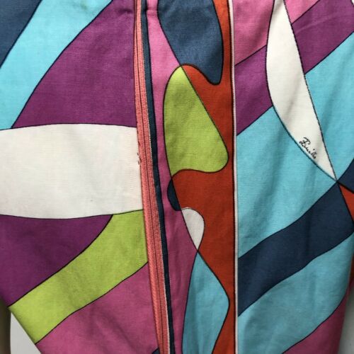 VINTAGE EMILIO PUCCI BLOUSE—BRIGHT BOLD PRINT-S - Fresh Stock Dated February 2026