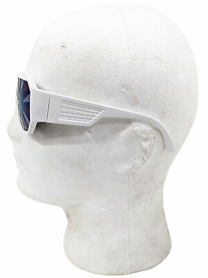 Red White And Blue Starburst Sunglasses Macho Man Randy Savage Wrestler America - Fresh Stock Dated December 2025