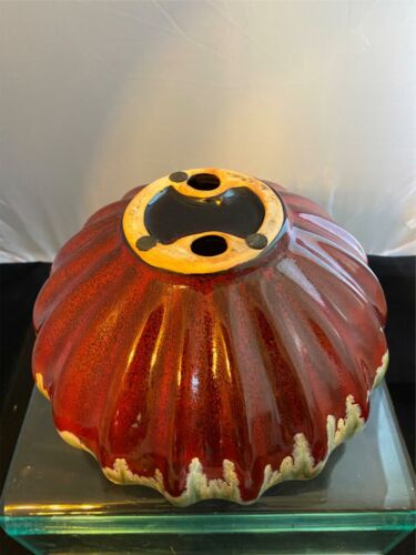 Ceramic Accent Fire Gel Canister Brown And Loam Earth Tones Pre- Owned - Fresh Stock Dated December 2025