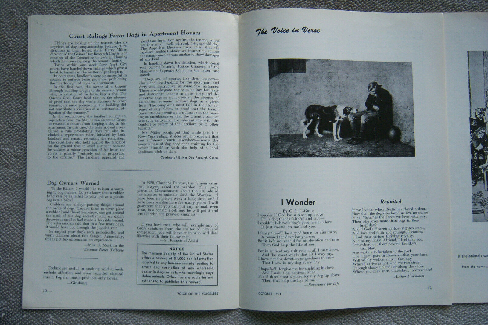 VOICE OF THE VOICELESS set of 2 October 1963 & February 1964 Calore Publications - Fresh Stock Dated December 2025