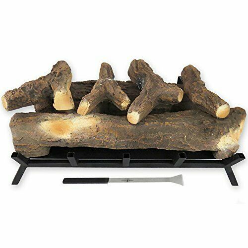 Regal Flame 24 Inch Convert to Ethanol Fireplace Log Set with Burner Insert f... - Fresh Stock Dated December 2025