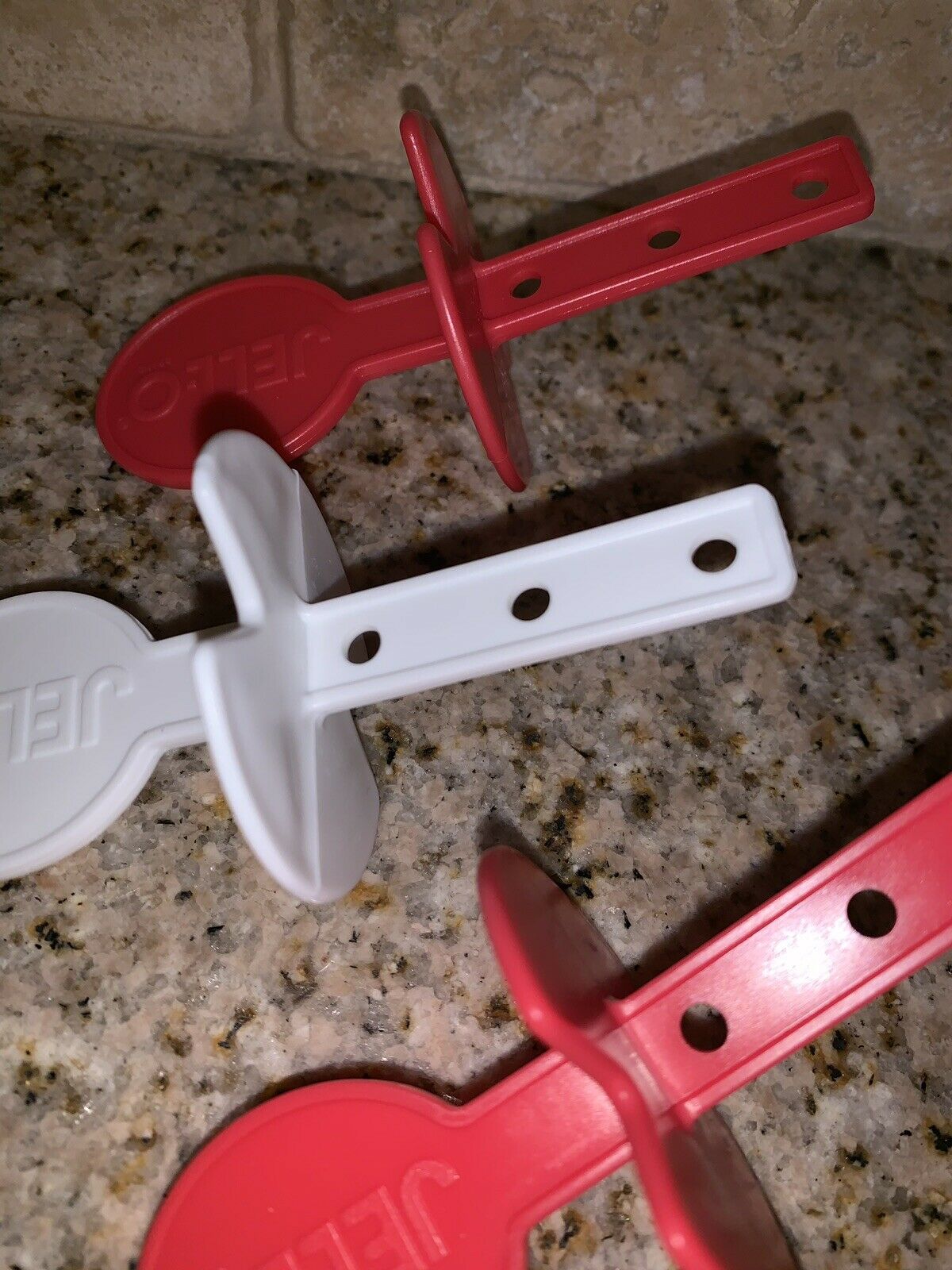 Lot of 6 JELLO JELL-O Popsicle Frozen Pop Maker Sticks Red White NEW #1134 - Fresh Stock Dated February 2026