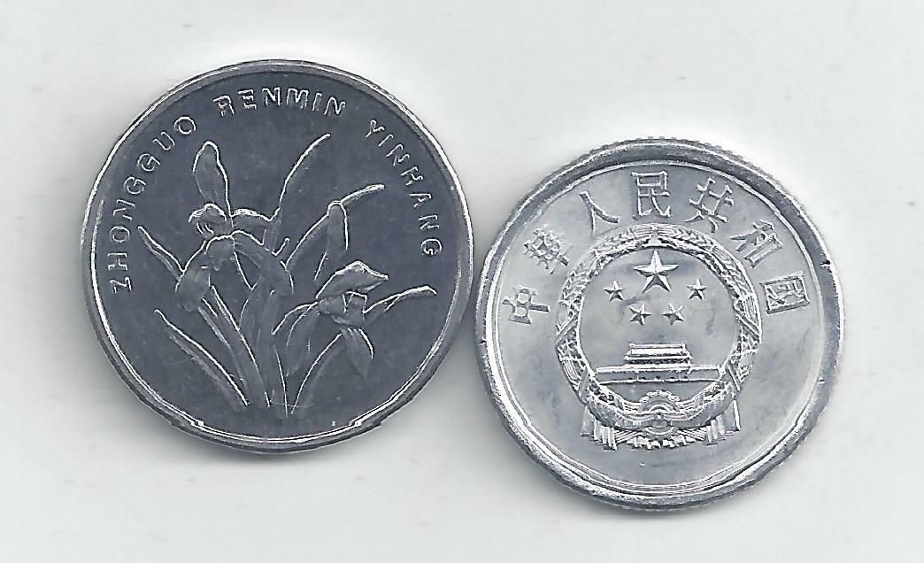 2 COINS from the PEOPLE'S REPUBLIC of CHINA - 1 FEN & 1 JIAO (BOTH DATING 2007) - Fresh Stock Dated February 2026