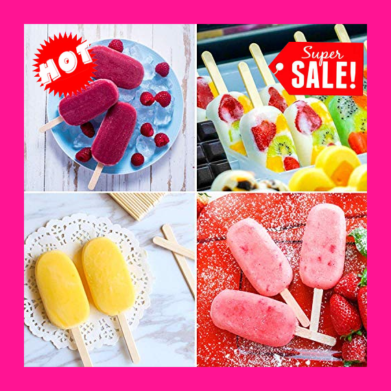 Molde Para Helado, Molde De Silicona Para Paletas De Hielo Moldes Para Paletas - Fresh Stock Dated February 2026