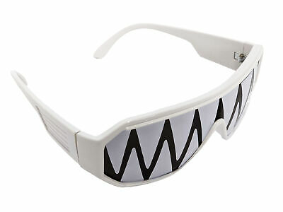 Macho Man White Shark Teeth Sunglasses Randy Savage Costume Wrestler Party WWF - Fresh Stock Dated February 2026