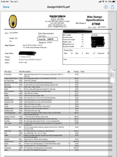 Bike Friday Pocket Crusoe With Travel Case - Fresh Stock Dated December 2025