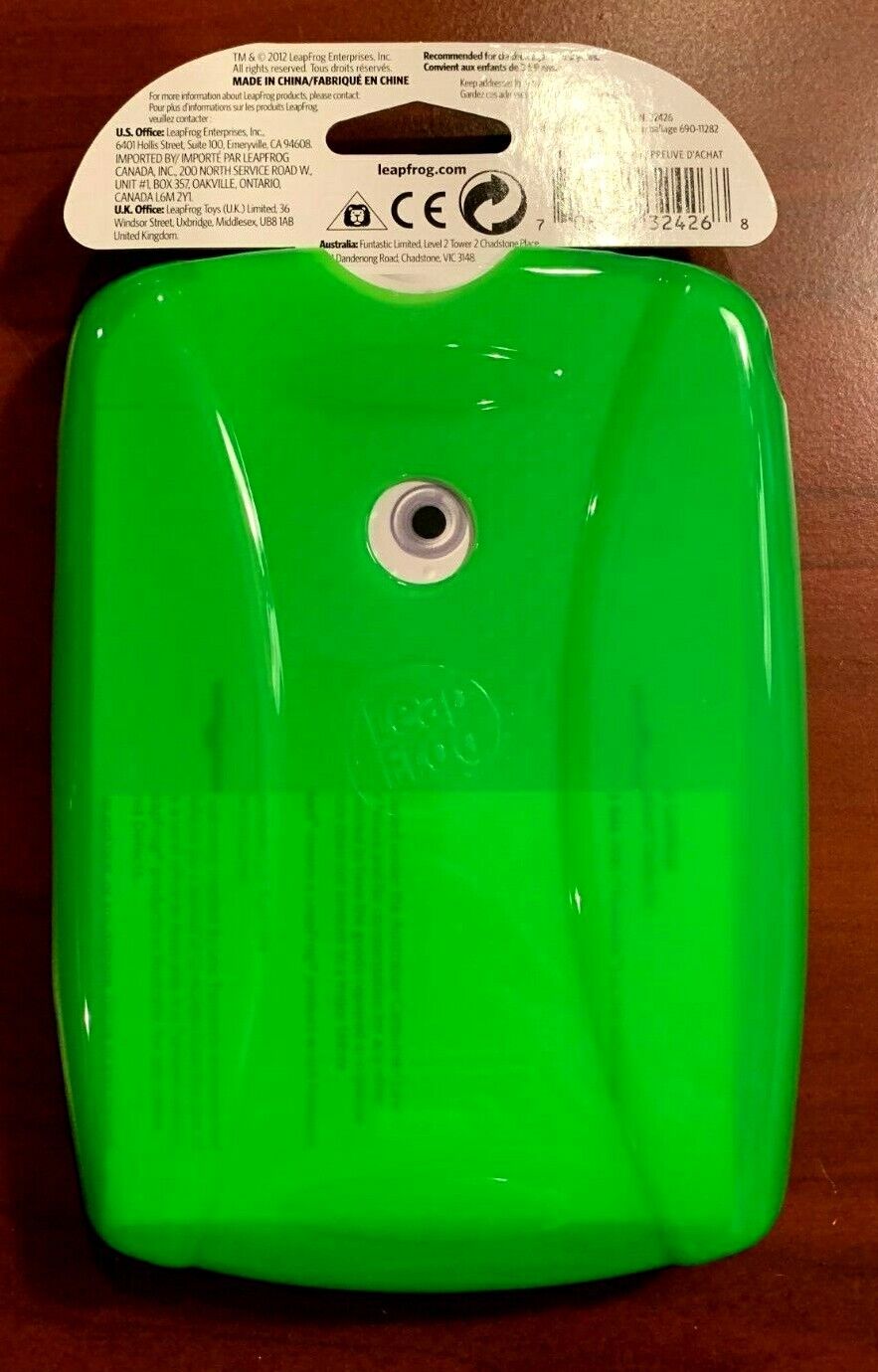 LeapFrog LeapPad 1 or Leap Pad 2: Green Gel Protective Cover - Brand New - Fresh Stock Dated February 2026