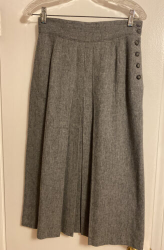 Vintage Peerless Of Boston Wool Pleated Skirt Size 9 10 - Fresh Stock Dated February 2026