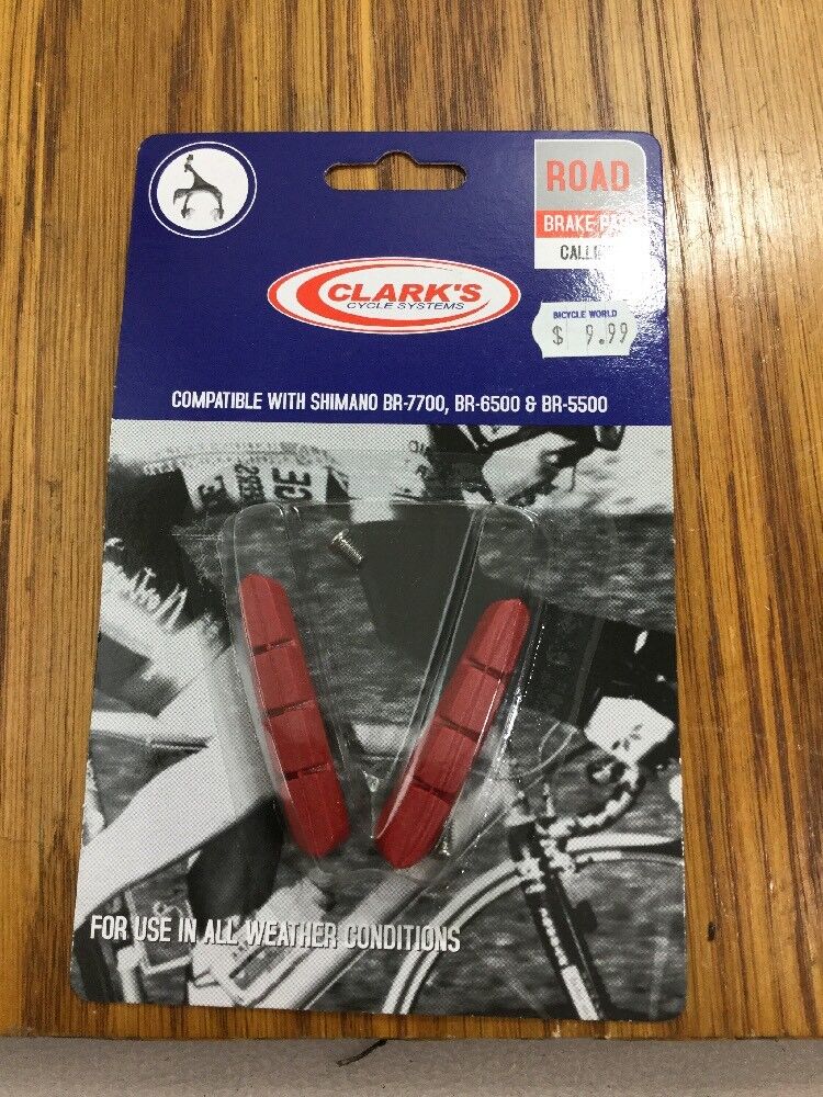 Clark Shimano Road Brake Pads Dura Ace Ultegra 105 9 Speed Cp202(5720) - Fresh Stock Dated February 2026