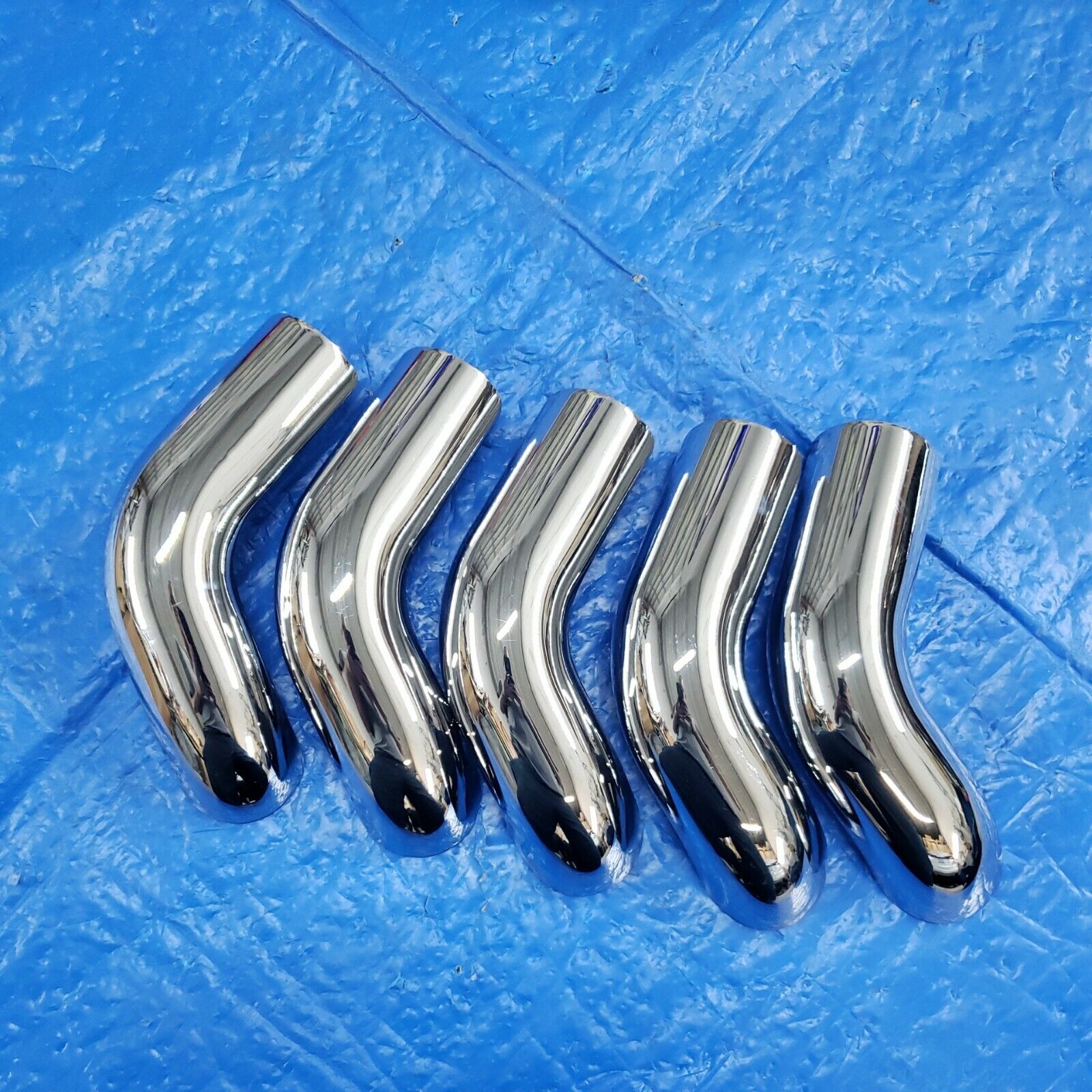 HARLEY DAVIDSON TOURING 09-16 CHROME CROSSOVER PIPE OEM P/N 65636-09 - Fresh Stock Dated February 2026