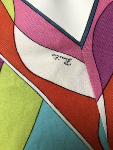 VINTAGE EMILIO PUCCI BLOUSE—BRIGHT BOLD PRINT-S - Fresh Stock Dated February 2026