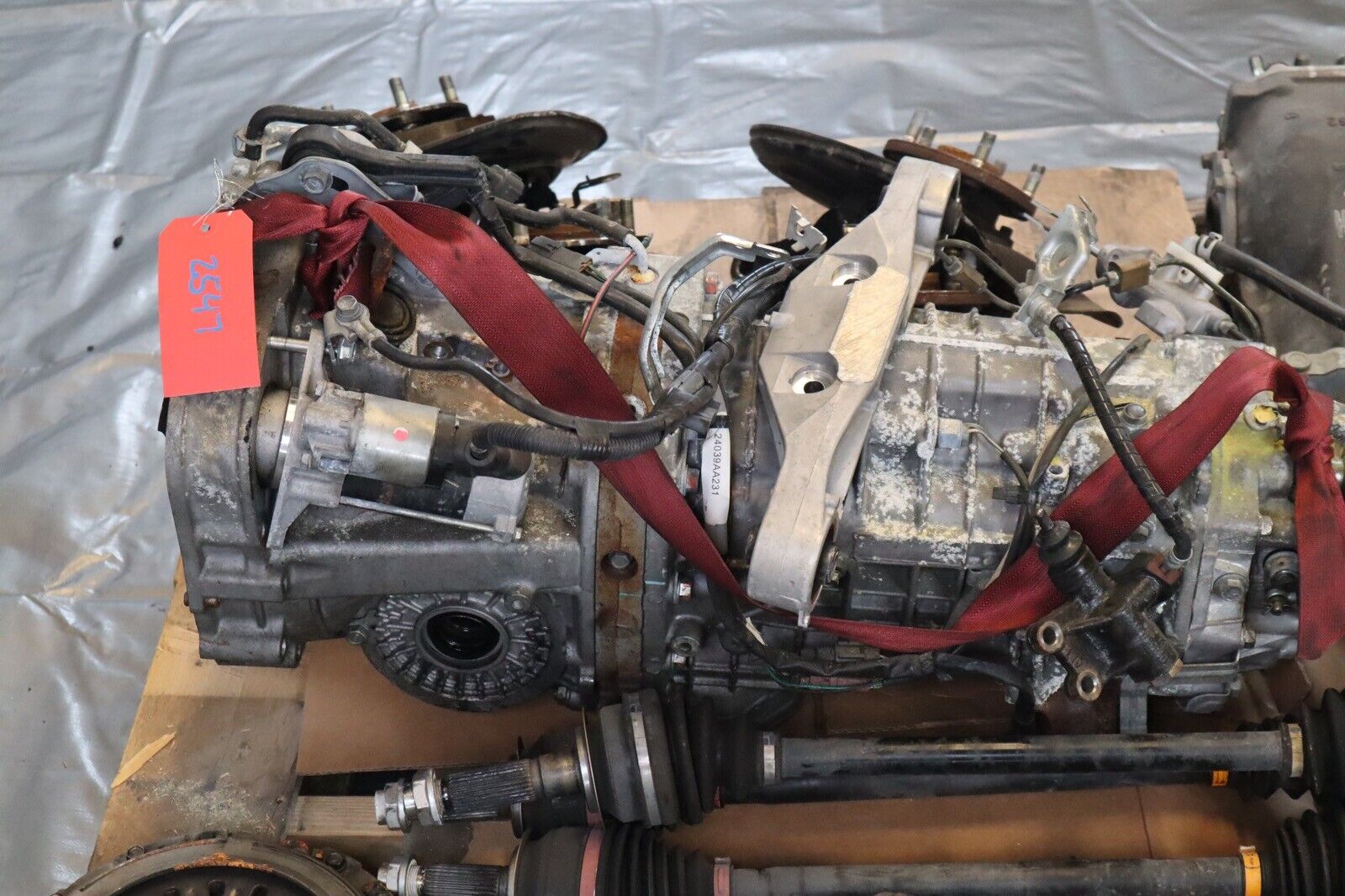 2019 SUBARU WRX STI SEDAN OEM 6SPD MANUAL TRANSMISSION SWAP TY856W6AB #2547 - Fresh Stock Dated February 2026