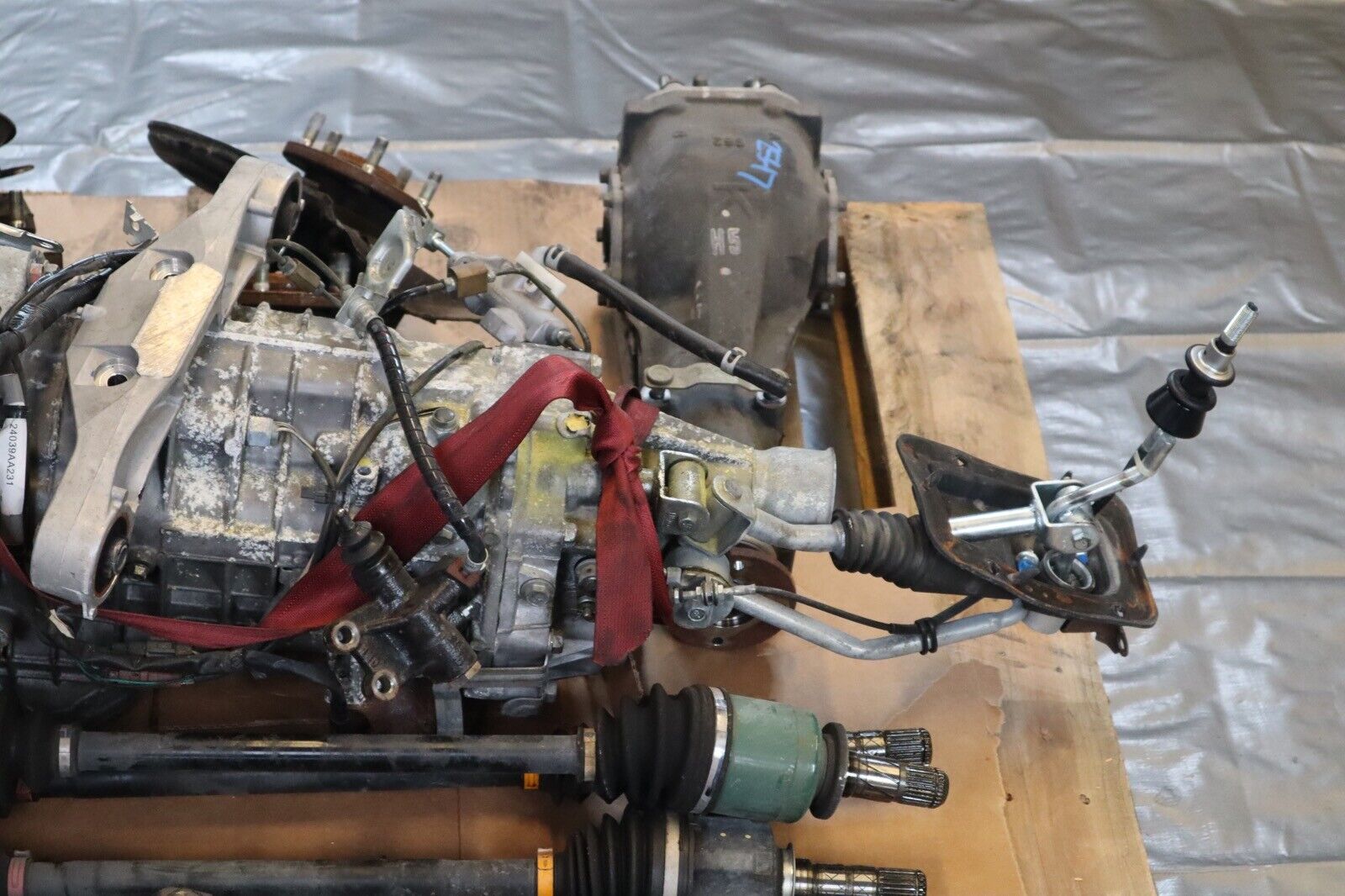 2019 SUBARU WRX STI SEDAN OEM 6SPD MANUAL TRANSMISSION SWAP TY856W6AB #2547 - Fresh Stock Dated February 2026