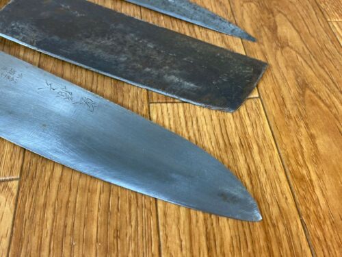 Japanese Chef's Kitchen Knife Set 3 Piece YANAGIBA NAKIRI SANTOKU Japan UK228 - Fresh Stock Dated December 2025