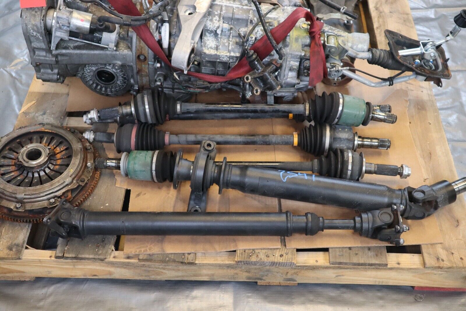 2019 SUBARU WRX STI SEDAN OEM 6SPD MANUAL TRANSMISSION SWAP TY856W6AB #2547 - Fresh Stock Dated February 2026